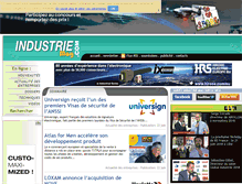 Tablet Screenshot of industrie-mag.com
